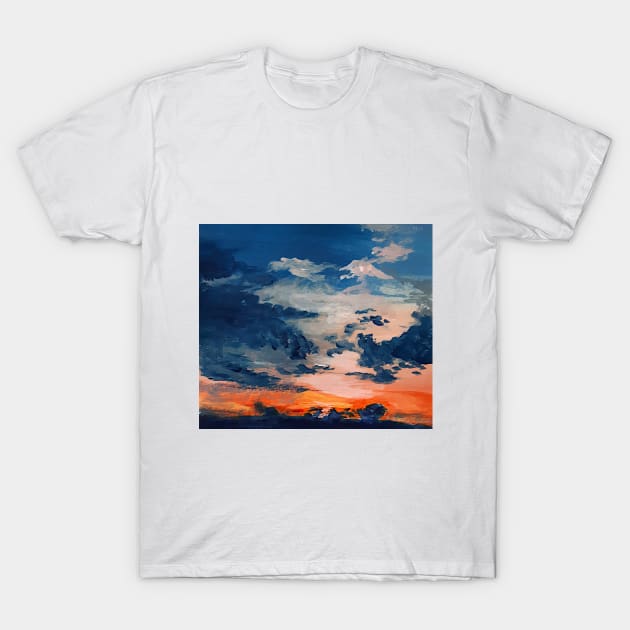 sunset abstract T-Shirt by ibtihella